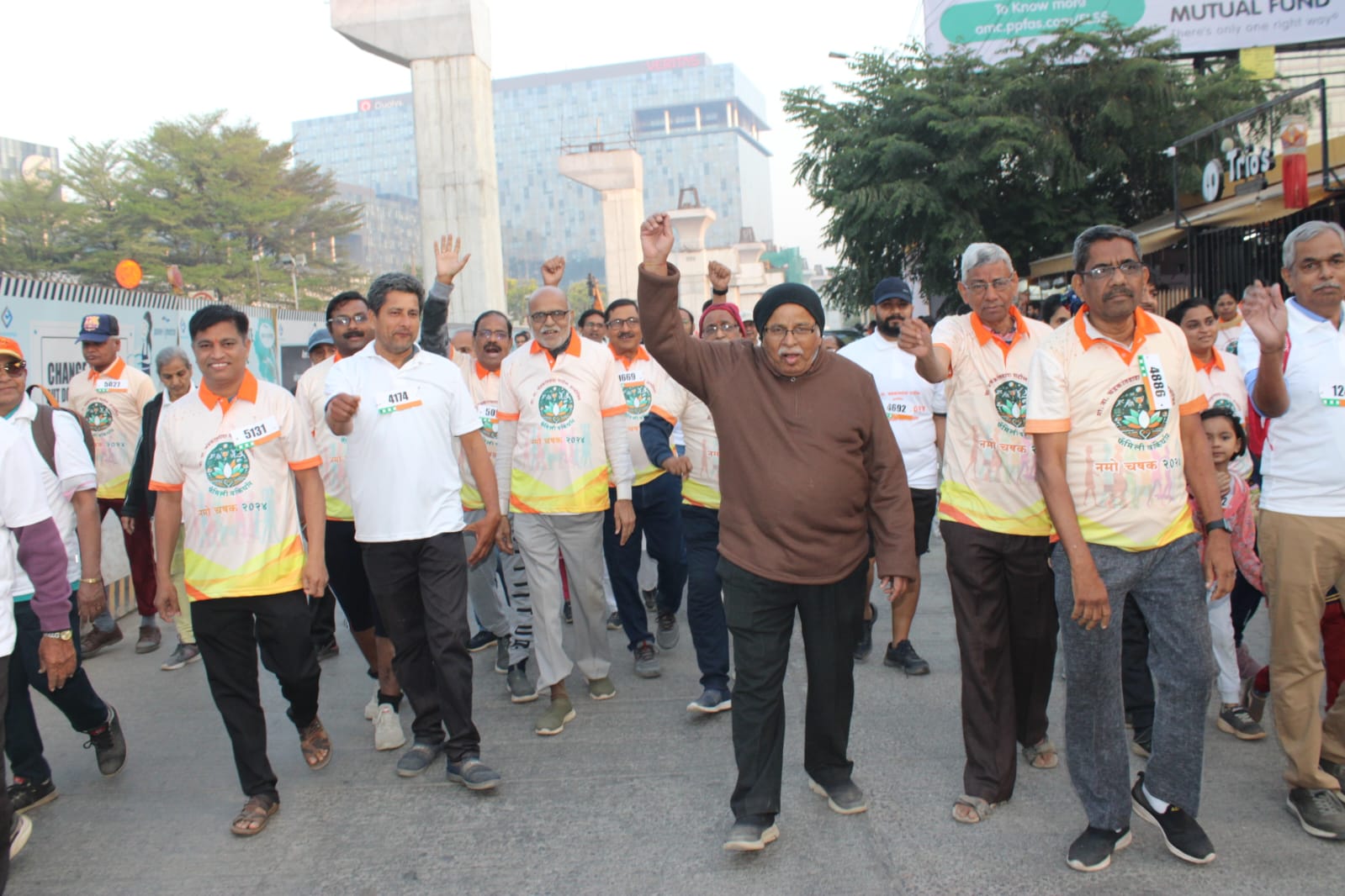 बाणेरकरांनी मनमुरादपणे लुटला फॅमिली वॉकेथॉनचा आनंद;भाजपाच्या वतीने आयोजित नमो करंडकला अभूतपूर्व प्रतिसाद