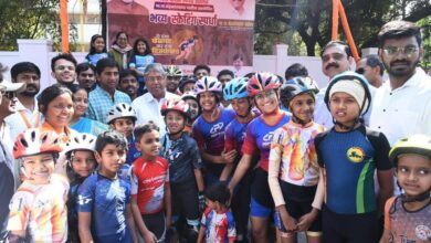 कोथरूडमध्ये पार पडली नमो चषक रोलर स्केटिंग स्पर्धा ; चंद्रकांत पाटील यांच्या हस्ते स्पर्धेचे उद्घाटन