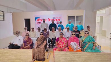 ८०० रुग्णांची मोफत वैद्यकीय तपासणी १५० रुग्णांवर मोतिबिंदूची शस्त्रक्रिया