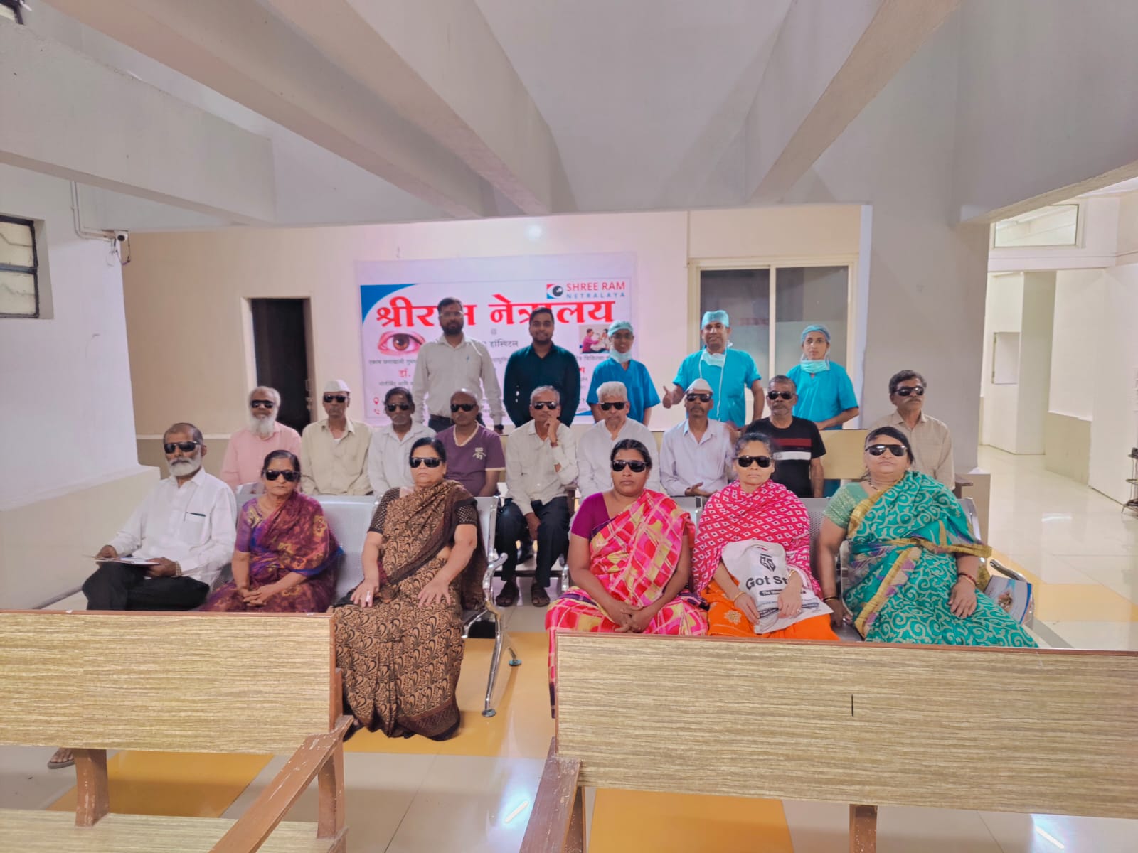 ८०० रुग्णांची मोफत वैद्यकीय तपासणी १५० रुग्णांवर मोतिबिंदूची शस्त्रक्रिया