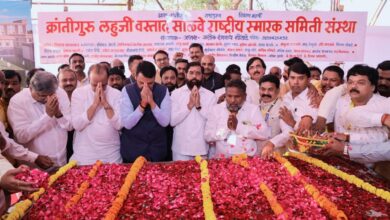 आद्य क्रांतीगुरू लहुजी वस्ताद साळवे यांचे स्मारक तरुण पिढीला ऊर्जादायी ठरेल – मुख्यमंत्री एकनाथ शिंदे