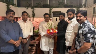 केंद्रीय राज्य मंत्री मुरलीधर मोहोळ यांनी घेतली राज ठाकरे यांची भेट