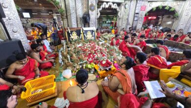 ‘श्रीमंत दगडूशेठ’ गणपती मंदिरात&nbsp; अतिरुद्र महायागाला प्रारंभ