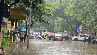 पावसाच्या पाण्याच्या नियोजनासाठी कायमस्वरूपी उपाययोजना करण्याची संदीप खर्डेकर यांची आयुक्तांकडे मागणी..