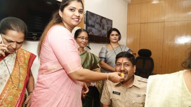 राष्ट्रवादी काँग्रेस शरद पवार गट यांच्या वतीने कोथरूड पोलीस स्टेशनमध्ये रक्षाबंधन कार्यक्रम साजरा