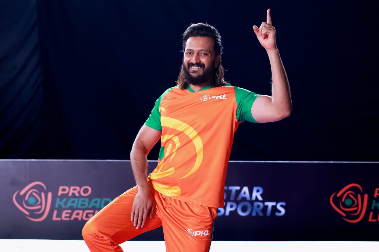 प्रो कबड्डी लीग 2024 साठी स्टार स्पोर्ट्सच्या हाय-ऑक्टेन मोहिमेमध्ये रितेश देशमुख दाखविणार कबड्डीचा थरार