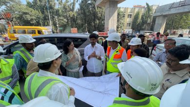 पुणे विद्यापीठ चौकातील उड्डाणपुलाचा पहिला टप्पा एप्रिलमध्ये खुला; वाहनांसाठी सर्व पूल १५ जूनपर्यंत खुला होणार – आमदार सिद्धार्थ शिरोळे