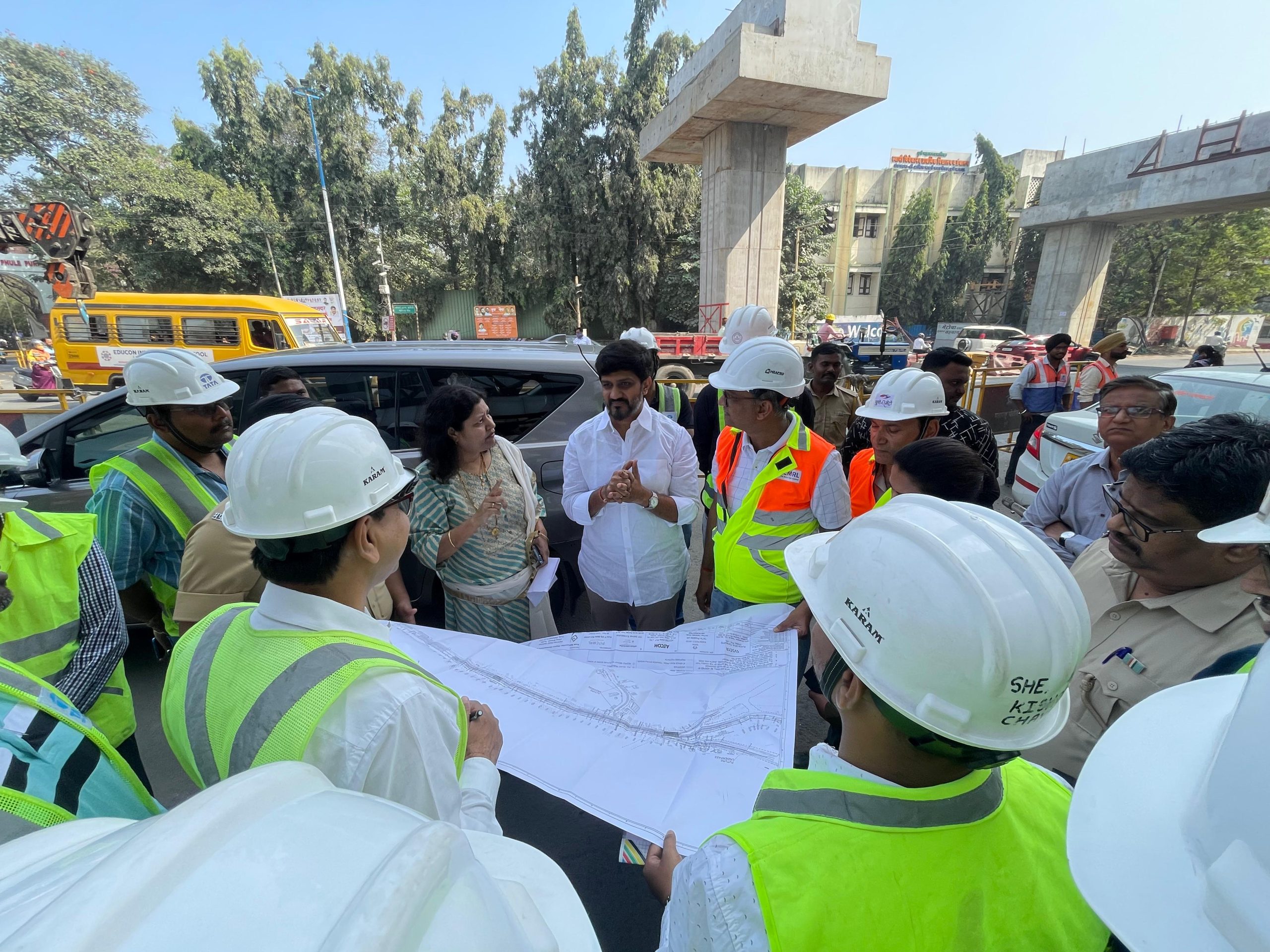 पुणे विद्यापीठ चौकातील उड्डाणपुलाचा पहिला टप्पा एप्रिलमध्ये खुला; वाहनांसाठी सर्व पूल १५ जूनपर्यंत खुला होणार – आमदार सिद्धार्थ शिरोळे पुणे विद्यापीठ चौकातील उड्डाणपुलाचा पहिला टप्पा एप्रिलमध्ये खुला; वाहनांसाठी सर्व पूल १५ जूनपर्यंत खुला होणार – आमदार सिद्धार्थ शिरोळे