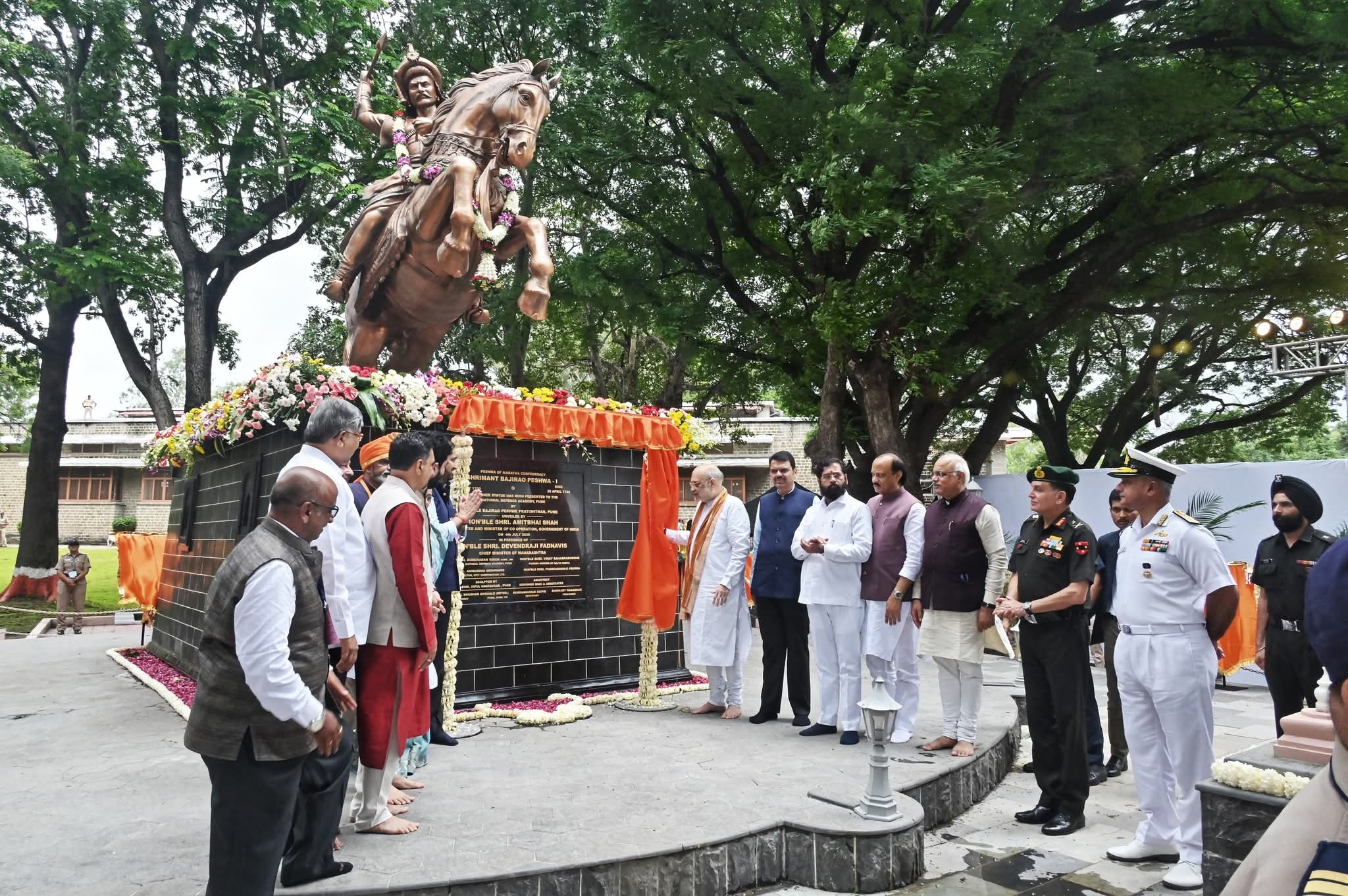 प्रत्येक क्षेत्रात देशाला अग्रेसर ठेवण्याची प्रेरणा पहिल्या बाजीराव पेशव्यांच्या जीवनचरित्रातून- केंद्रीय गृहमंत्री अमित शाह