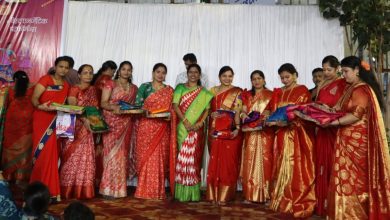 नवरात्रीमध्ये घेण्यात आलेल्या कार्यक्रमात महिलांच्या आनंदात सहभागी होता आले याचे समाधान.. संगीता बराटे