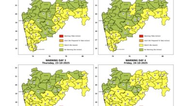यंदा दिवाळी पावसातच जाणार! राज्यभरात पुढील 4 दिवस वादळी वाऱ्यासह पावसाचे इशारे, imdने नेमकं काय सांगितलं?