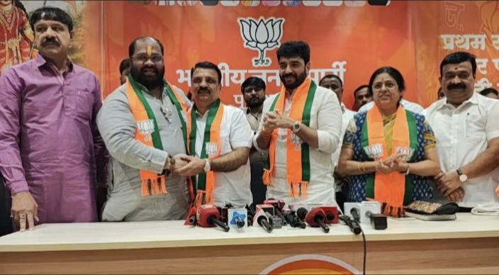 कोथरूड मधील शिवसेनेचे पृथ्वीराज सुतार यांचा भाजप मध्ये प्रवेश 