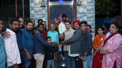 मोरे श्रमिक वसाहत मध्ये विकासाच्या मुद्द्यांवर राष्ट्रवादी काँग्रेस पार्टीच्या उमेदवारांचा नागरिकांशी थेट संवाद