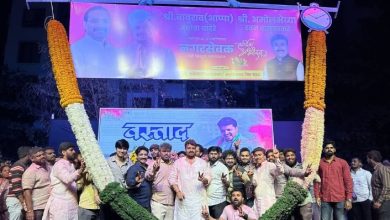 बालेवाडीमध्ये अमोल बालवडकर आणि बाबूराव चांदेरे यांचा हजारो नागरिकांच्या उपस्थितीत सत्कार सोहळा…