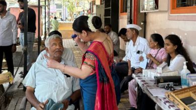 महाराष्ट्र दिनानिमित्त शिवशाही प्रतिष्ठानच्या वतीने नेत्र तपासणी शिबिर..
