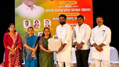 मंत्री चंद्रकांत पाटील यांच्या वाढदिवसानिमित्त ‘महिला सफाई कर्मचाऱ्यांचा सन्मान सोहळा’ व ‘साडीरूपी भेटवस्तू कार्यक्रमाचे आयोजन मंत्री चंद्रकांत पाटील यांच्या वाढदिवसानिमित्त ‘महिला सफाई कर्मचाऱ्यांचा सन्मान सोहळा’ व ‘साडीरूपी भेटवस्तू कार्यक्रमाचे आयोजन