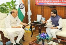 संरक्षण खात्याशी पुण्यातील प्रलंबित विषयांना मिळणार गती; केंद्रीय संरक्षण मंत्री राजनाथ सिंह यांची राज्यमंत्री मुरलीधर मोहोळ यांनी घेतली भेट