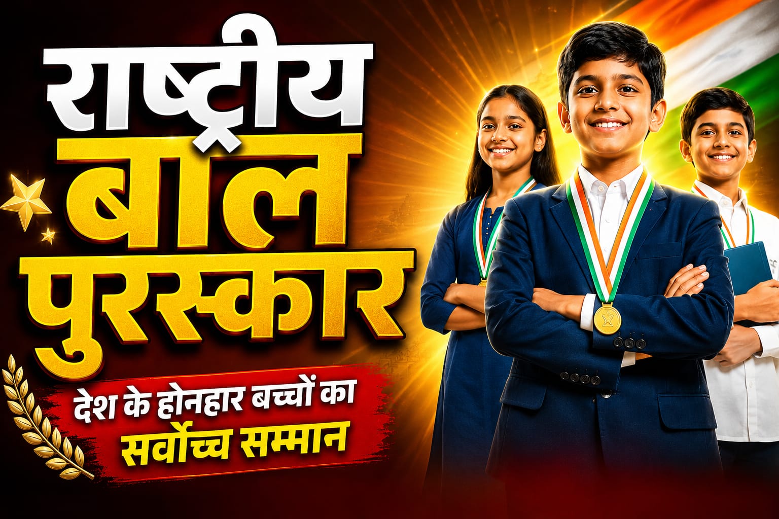 प्रधानमंत्री राष्ट्रीय बाल पुरस्कार २०२६’ साठी नामांकनांना सुरुवात ; अर्ज सादर करण्याची अंतिम मुदत ३१ जुलै