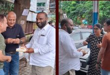 कोथरूडमध्ये उद्धव ठाकरे यांचा वाढदिवस पेढे वाटून उत्साहात साजरा..