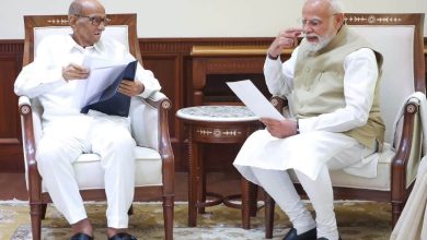 अखेर शरद पवारांचे खासदार आणि pm मोदींची बैठक संपली; 15 मिनिटांत नेमकी काय चर्चा झाली?