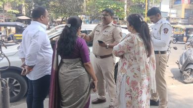 कोथरूड डेपो, शांतिबन आणि एकलव्य कॉलेज चौकातील वाहतूक समस्येची पाहणी..